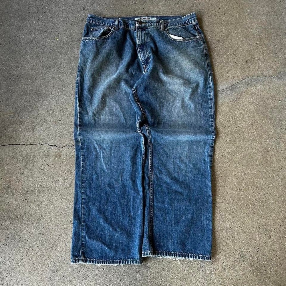 Y2K baggy wide leg denim jeans pants